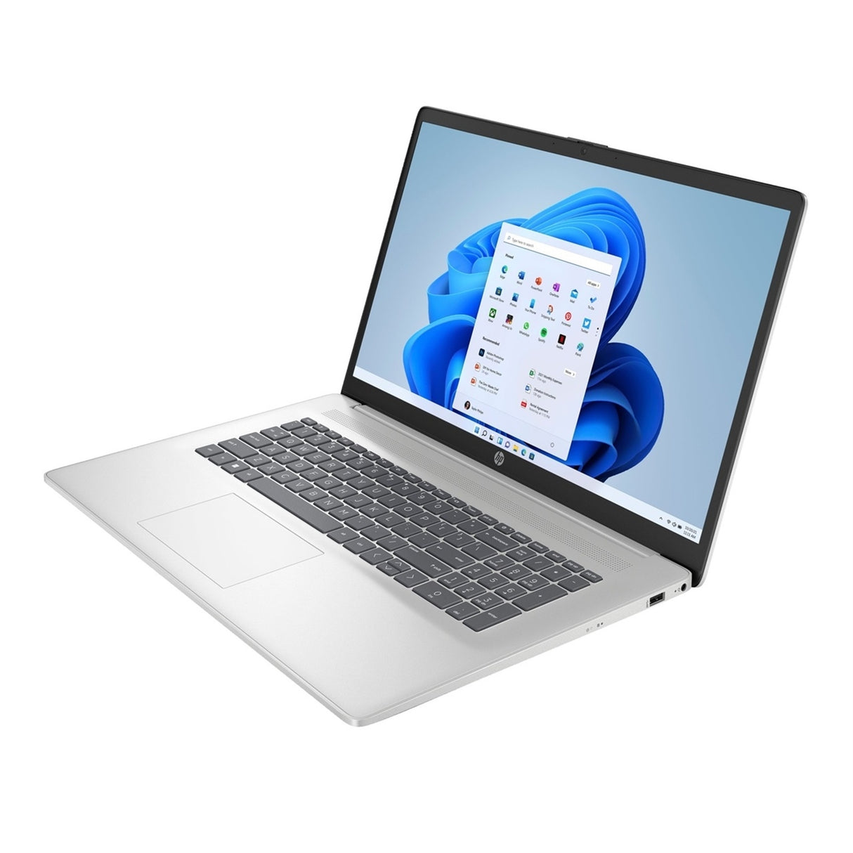 HP 17-CN3003DX 17.3" 8GB 256GB SSD Core™ i3-N305 1.8GHz WIN11H, Natural Silver (Refurbished - Fair)