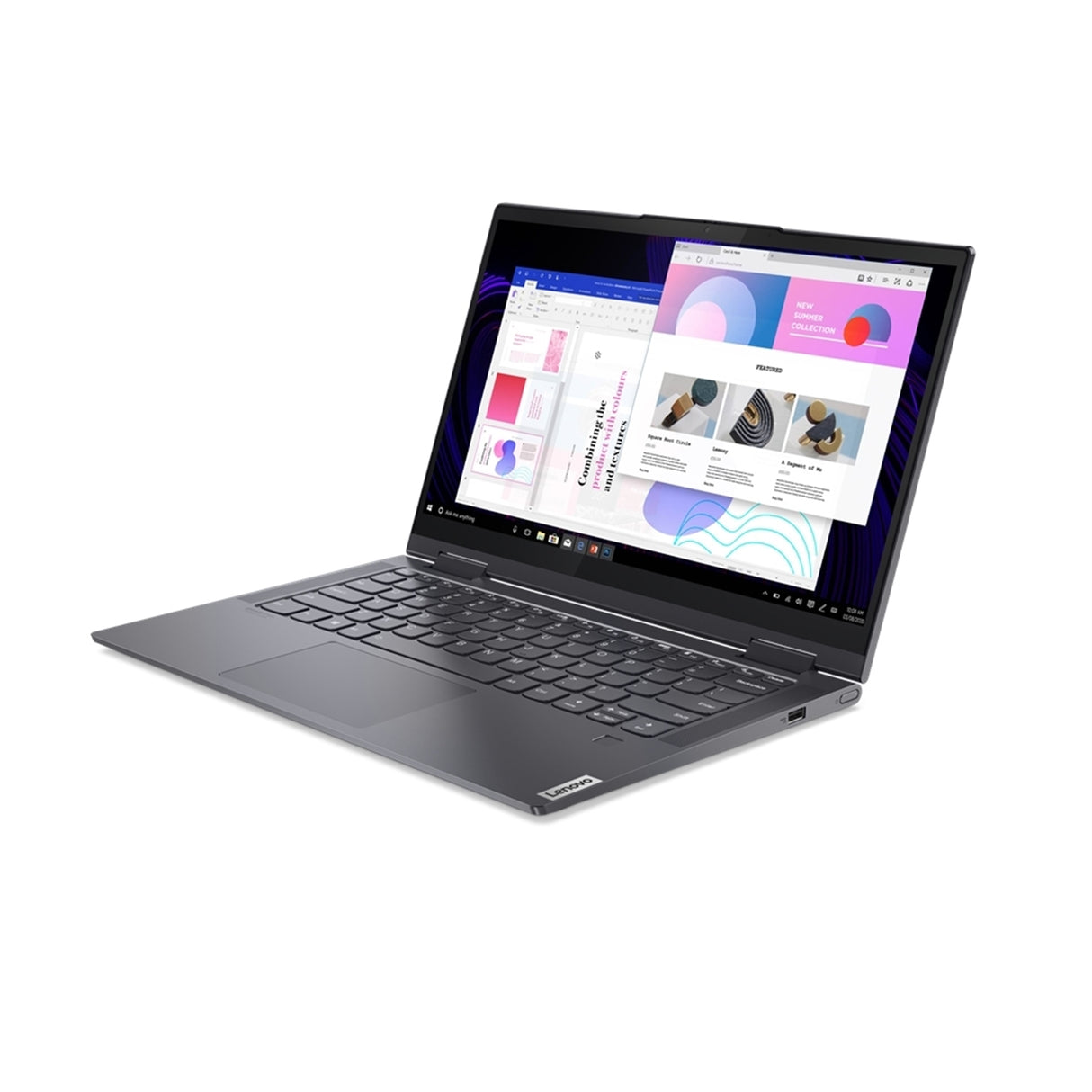 Lenovo Yoga 7 14ITL5 (14", 8GB, 512GB SSD, i5-1135G7 2.4GHz) Win11H, Slate Gray (Refurbished - Very Good)