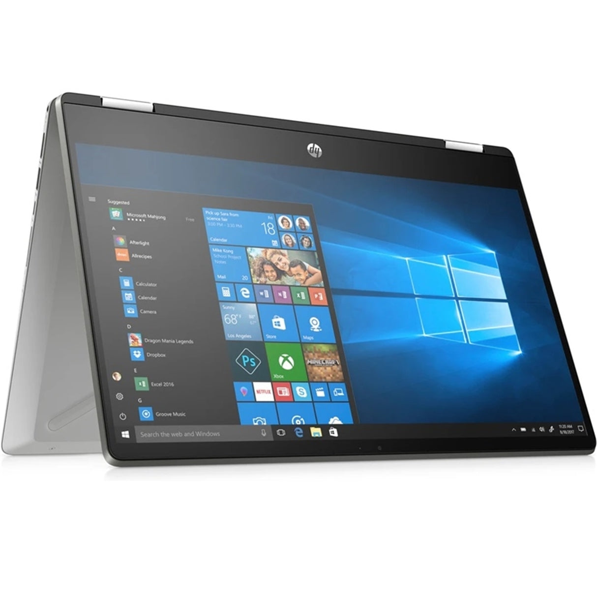 HP Pavilion x360 14M-DH1001DX 14" Touch 16GB 256GB SSD Core™ i3-10110U 2.1GHz WIN11H, Silver (Refurbished - Fair)