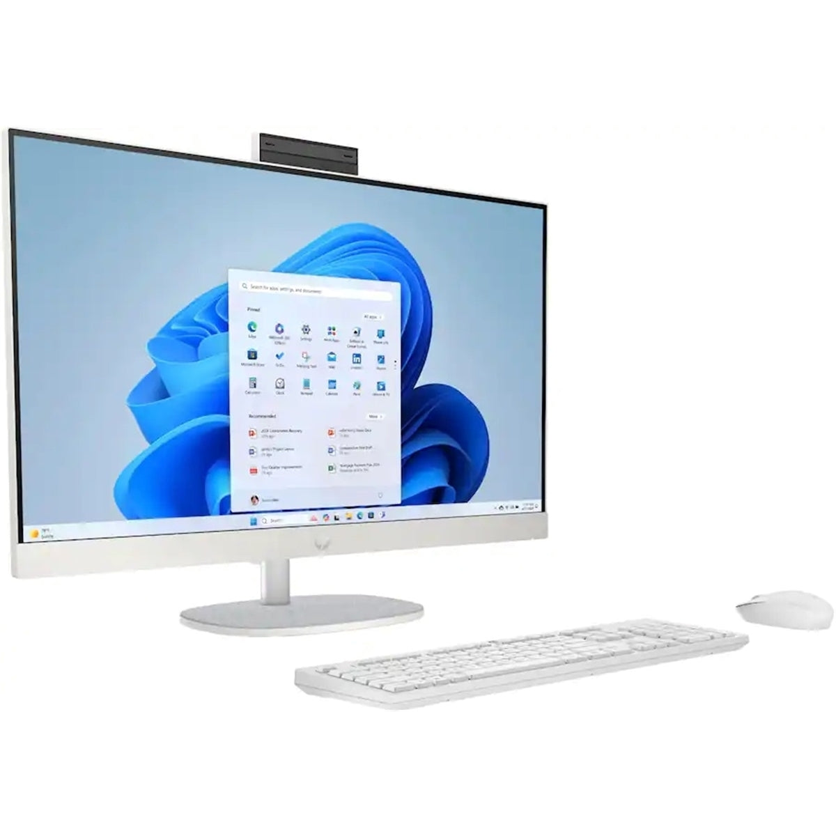 HP 27-cr2034 27" Touch All-in-One PC (Core Ultra 5, 8GB, 512GB SSD, White) (New)