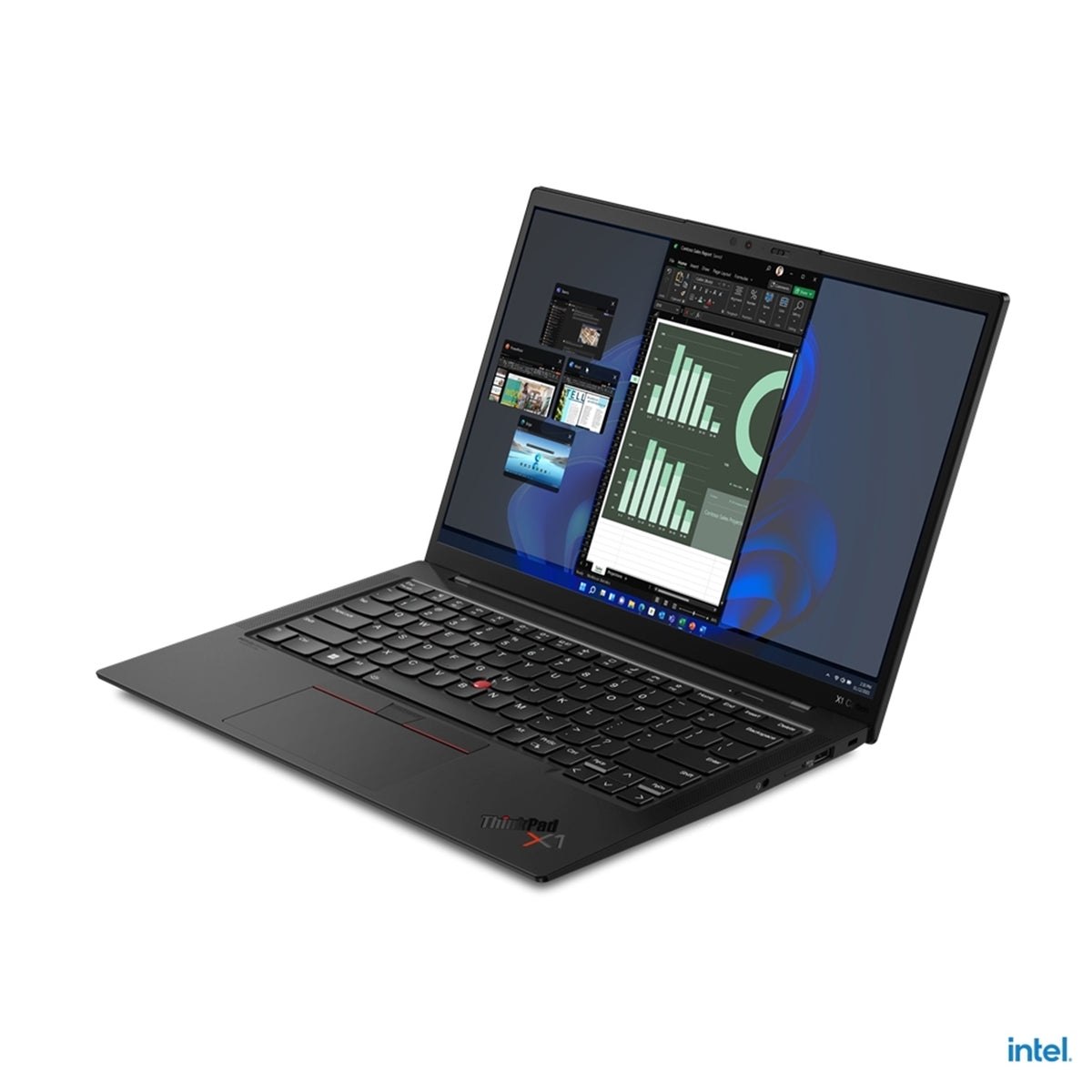 Lenovo Thinkpad X1 Carbon Gen 10 14" 32GB 512GB SSD Core™ i7-1270P 2.2GHz WIN11P, Black (Refurbished - Excellent)