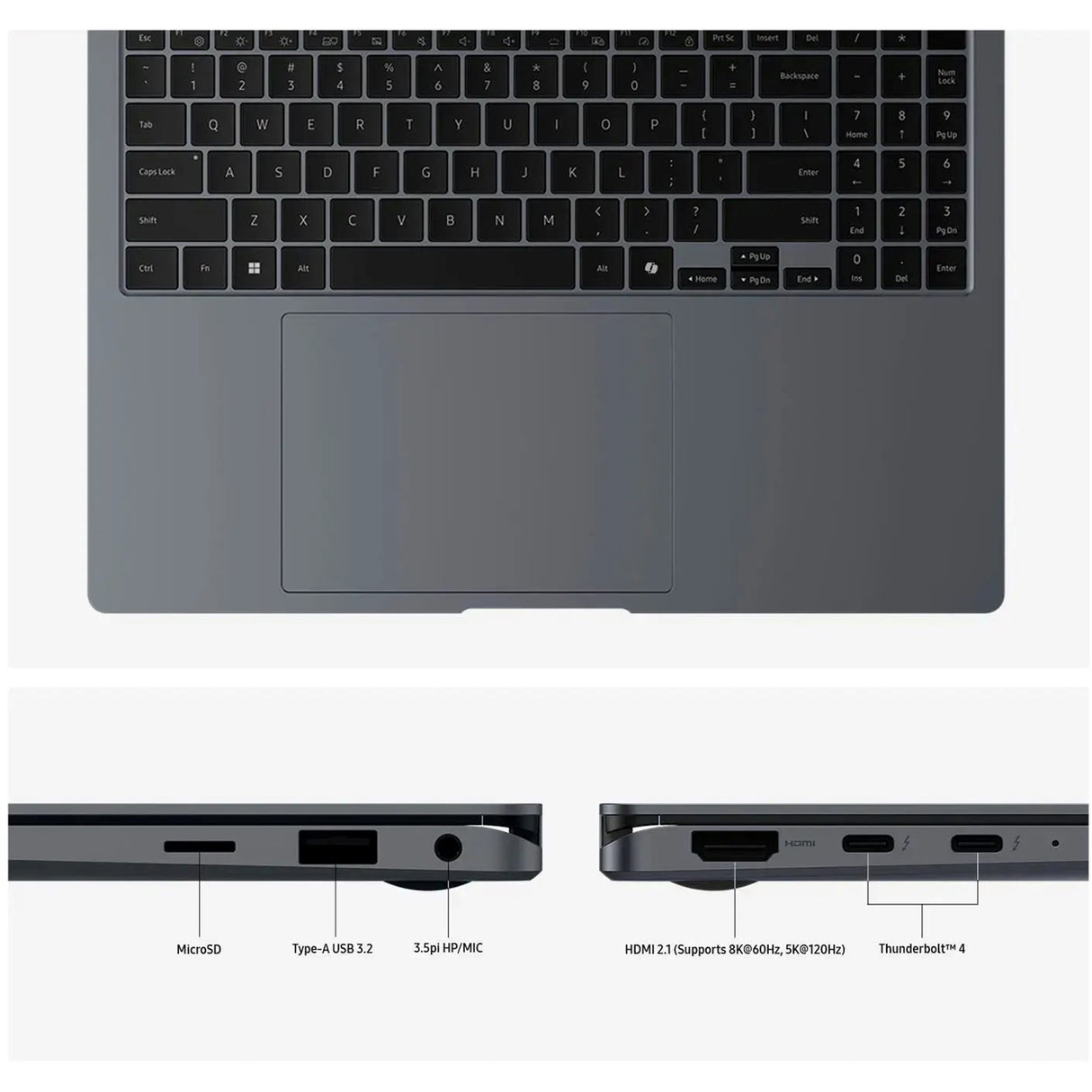 Samsung - Galaxy Book4 Pro 360 16" - Intel Core Ultra 7 - 16GB Memory - 1TB SSD - Moonstone Gray (Refurbished - Excellent)