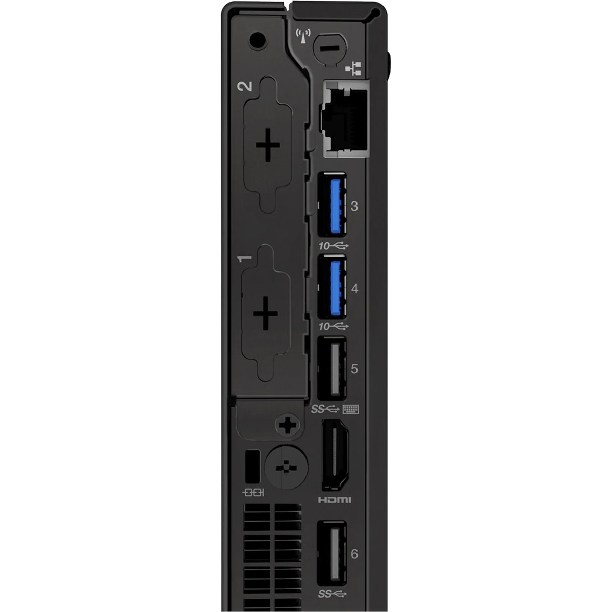 Lenovo ThinkCentre M720q (16GB, 512GB SSD, i3-8100T) Win11P, Black (Refurbished - Very Good)