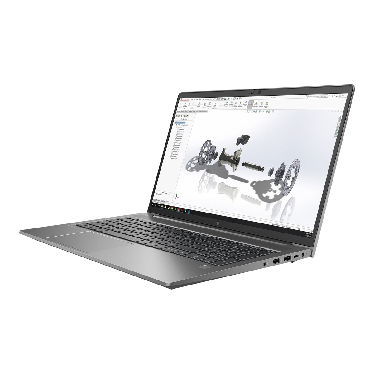 HP Zbook Power G7 15.6" 16GB 512GB SSD Core™ i7-10850H 2.7GHz WIN11P, Natural Silver (Refurbished - Premium)