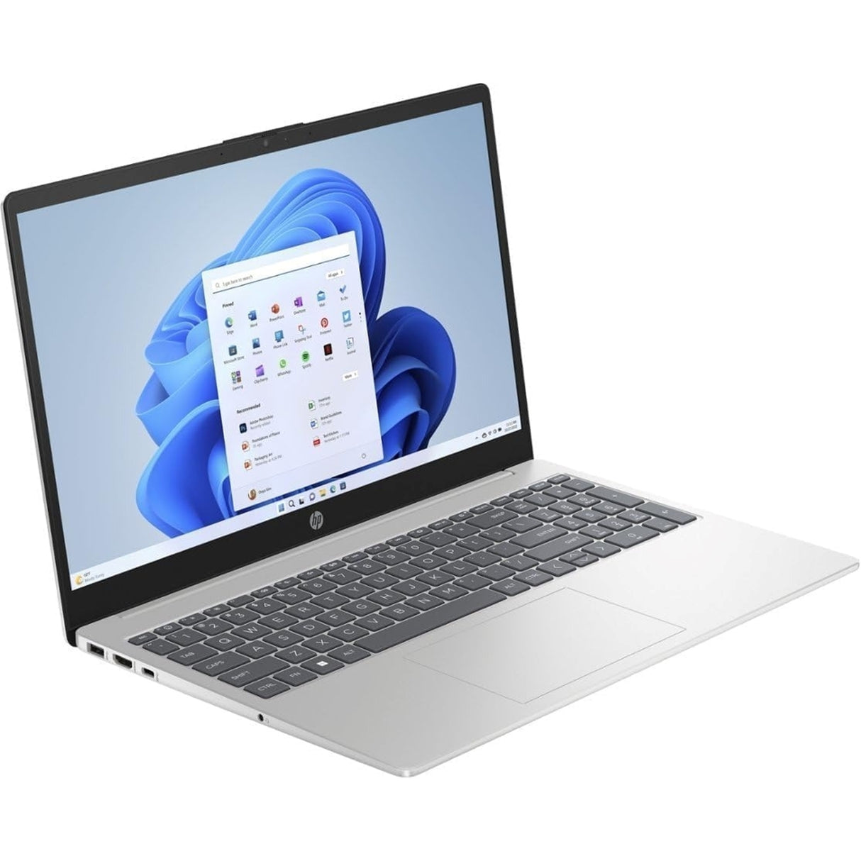 HP 15-FC0025DX 15.6" Touch 8GB 256GB SSD AMD Ryzen™ 5 7520U 2.80GHz WIN11H, Silver (Refurbished - Very Good)
