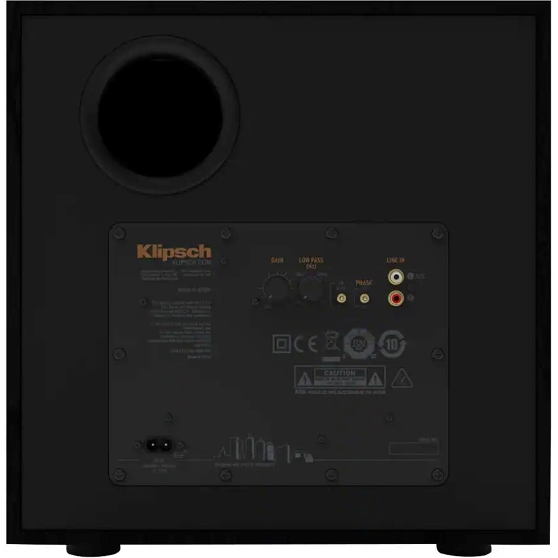 Klipsch - Reference Series 10" 150W Powered Subwoofer - Black (New, Open Box)