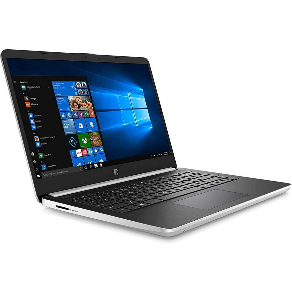 HP 14-DQ1039WM 14" 16GB 256GB SSD Intel Core i5-1035G1 1.0GHz Win11H, Natural Silver (Refurbished - Fair)