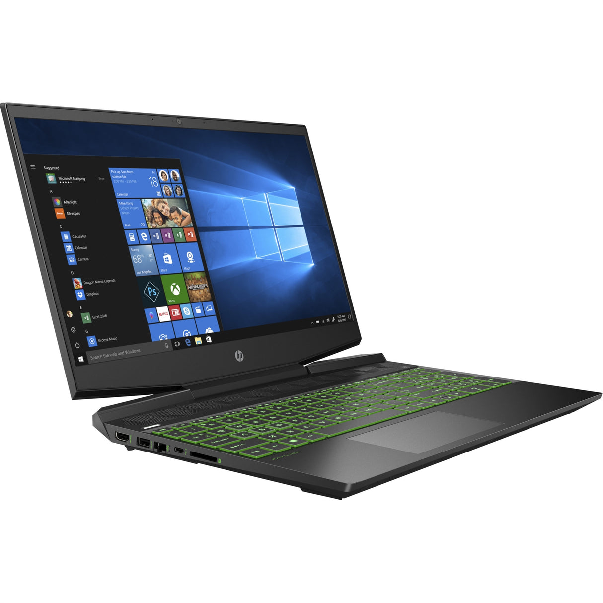 HP Pavilion 15-DK1056WM 15.6" 16GB 512GB SSD Intel Core™ i5-10300H 2.5GHz Win11H, Black (Refurbished - Fair)