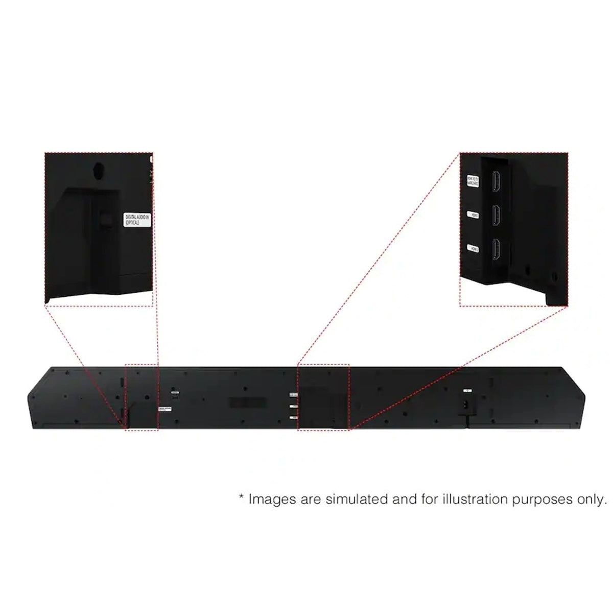 Samsung - HW-Q990D/ZA 11.1.4 Channel Q-Series Soundbar with Wireless Subwoofer and Rear Speakers (New, Open Box)