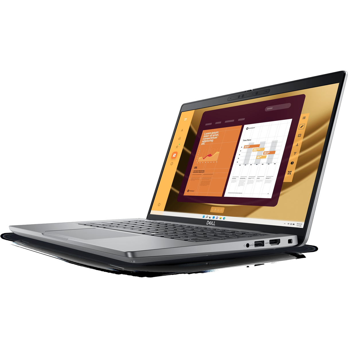 Dell Latitude 14" (8GB, 512GB SSD, Ultra 5 135U 1.10GHz) Win11P, Titan Grey (Refurbished - Fair)