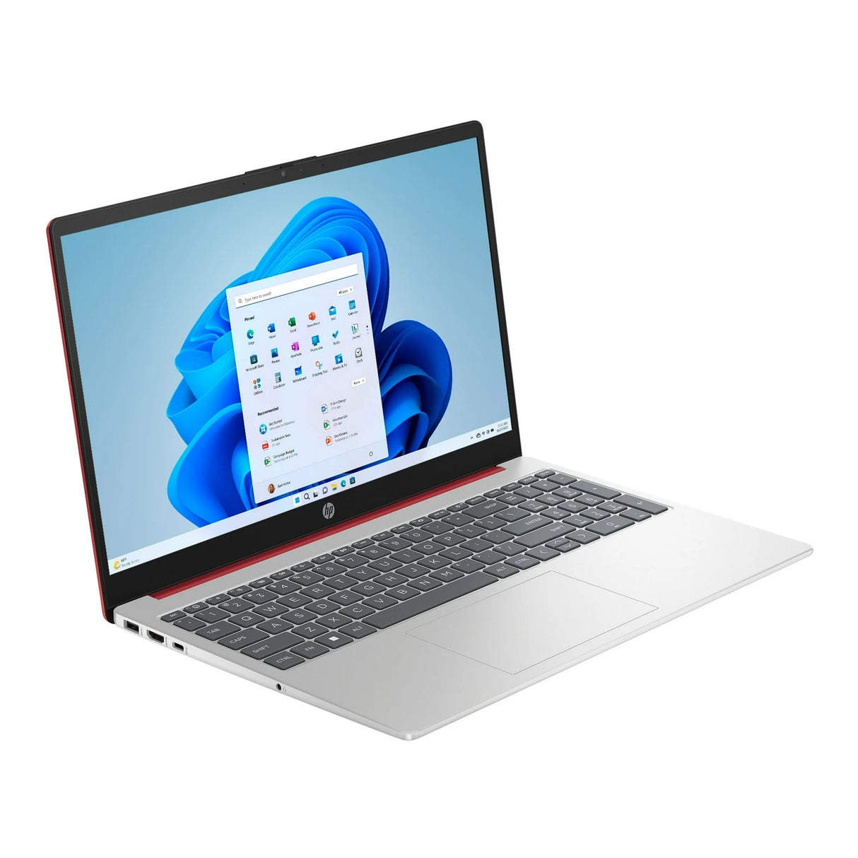HP 15-FD0083WM 15.6" 8GB 128GB SSD Intel Processor N200 3.7GHz Win11P, Scarlet Red (Refurbished - Very Good)