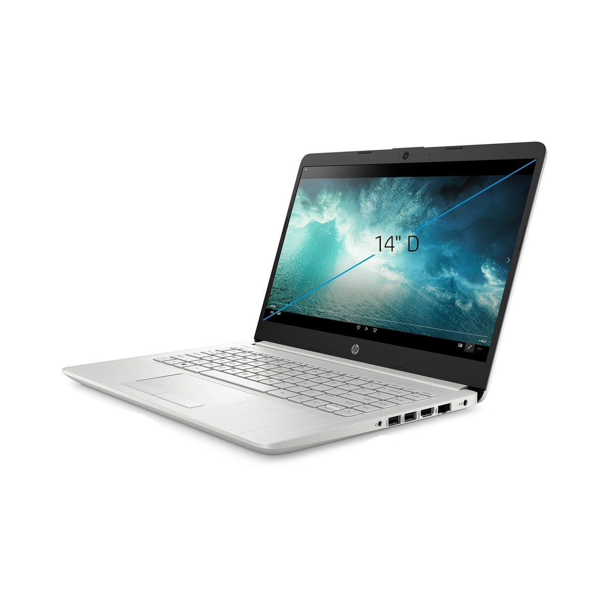 HP 14-DK1025WM 14.0" 4GB 1TB SSD AMD Ryzen™ 3 3250U 2.6GHz WIN11H, Natural Silver (Refurbished - Fair)