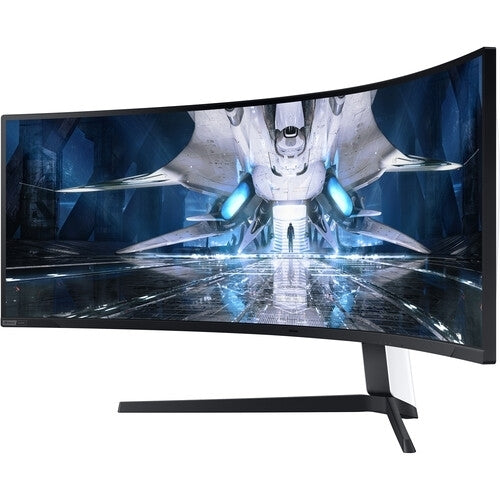Samsung - Odyssey 49” 1000R Curved Dual QHD FreeSync & G-Sync Gaming Monitor - Black (Refurbished - Excellent)