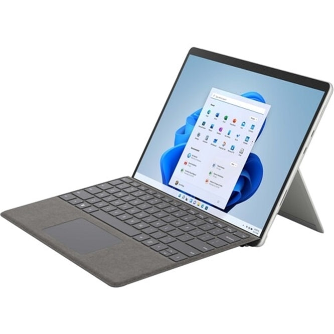 Microsoft Surface Pro 8th Gen EBG-00009 13" Tablet 256GB WiFi + 5G Fully Unlocked 2.60GHz, Silver (Refurbished - Excellent)