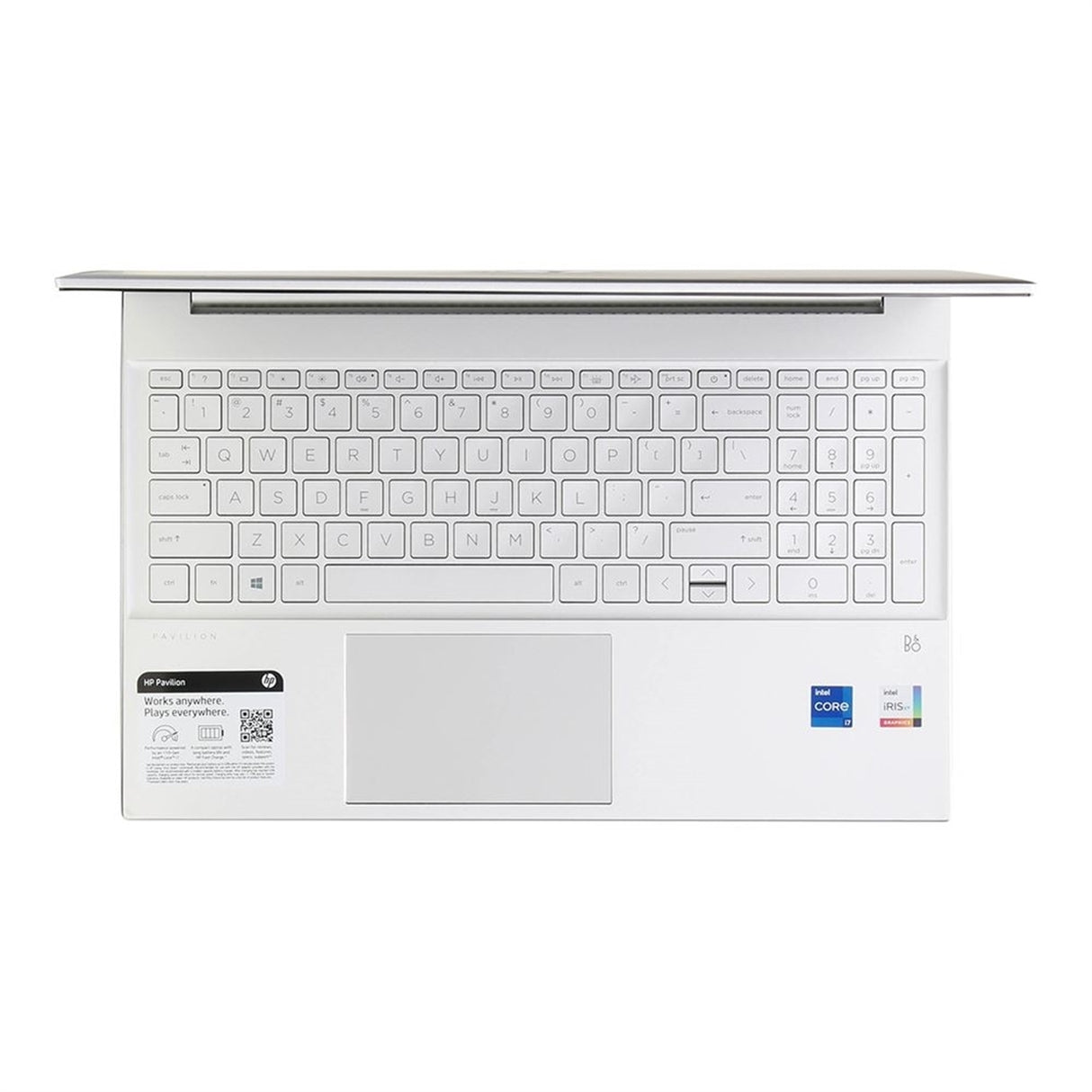 HP Pavilion 15-EG1077NR 15.6" 16GB 512GB SSD Core™ i7-1195G7 2.90GHz WIN11H, Natural Silver (Refurbished - Very Good)