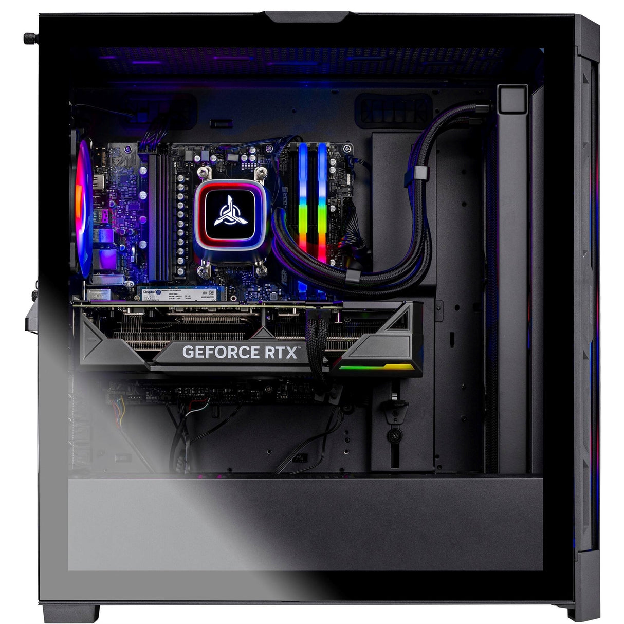 Skytech Gaming Blaze 4 (16GB, 1TB SSD, Ryzen 7 7700X, RTX 4060 Ti) Win11H (Refurbished - Premium)