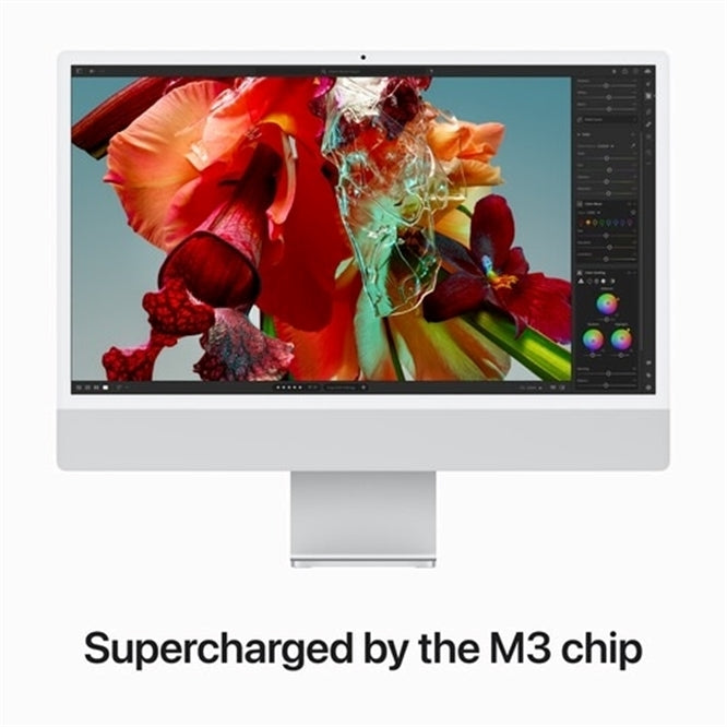 2023 Apple iMac 24", 8GB 256GB SSD, Apple M3 2.66GHz, Silver (Refurbished - Very Good)