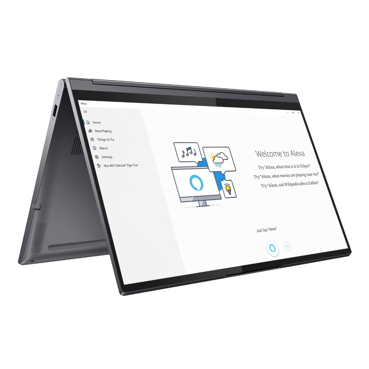Lenovo Yoga 9 15IMH5 15.6" Touch 16GB 512GB SSD Core™ i7-10750H 2.6GHz WIN11H, Slate Gray (Refurbished - Fair)