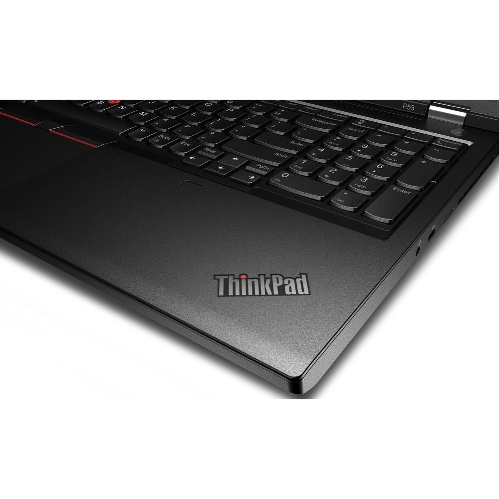 Lenovo ThinkPad P53 15.6" 32GB 256GB SSD Intel Core I7-10750H X6 2.6GHz Win11P, Black (Refurbished - Very Good)