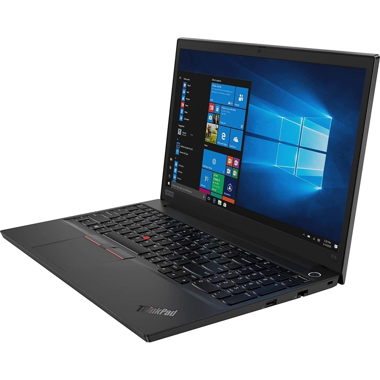 Lenovo ThinkPad E15 15.6" 16GB 256GB SSD Core™ i5-10210U 1.6GHz WIN11P, Black (Refurbished - Excellent)