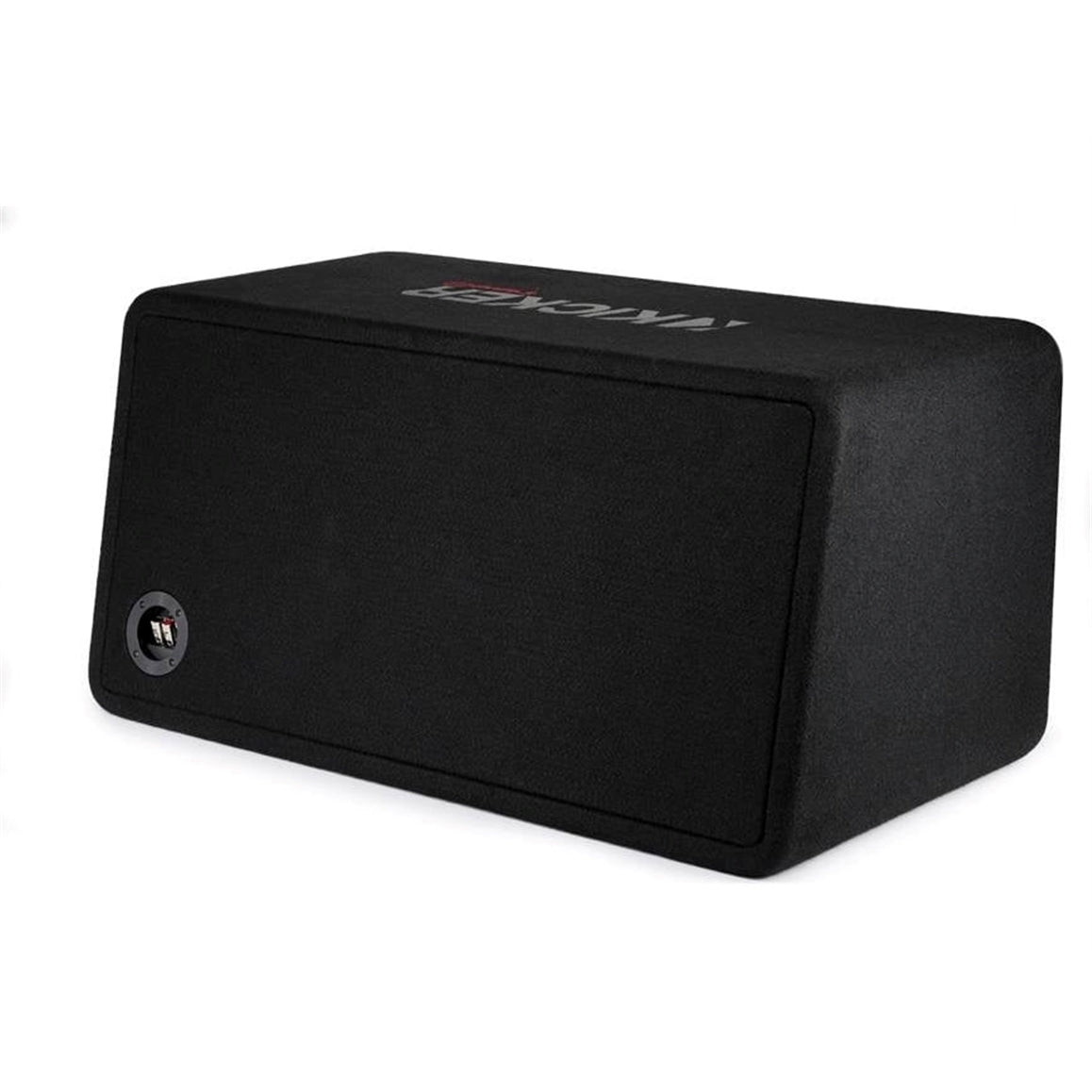 KICKER - CompR Dual 12" Dual-Voice-Coil 2-Ohm Subwoofers with Enclosure - Black (New)