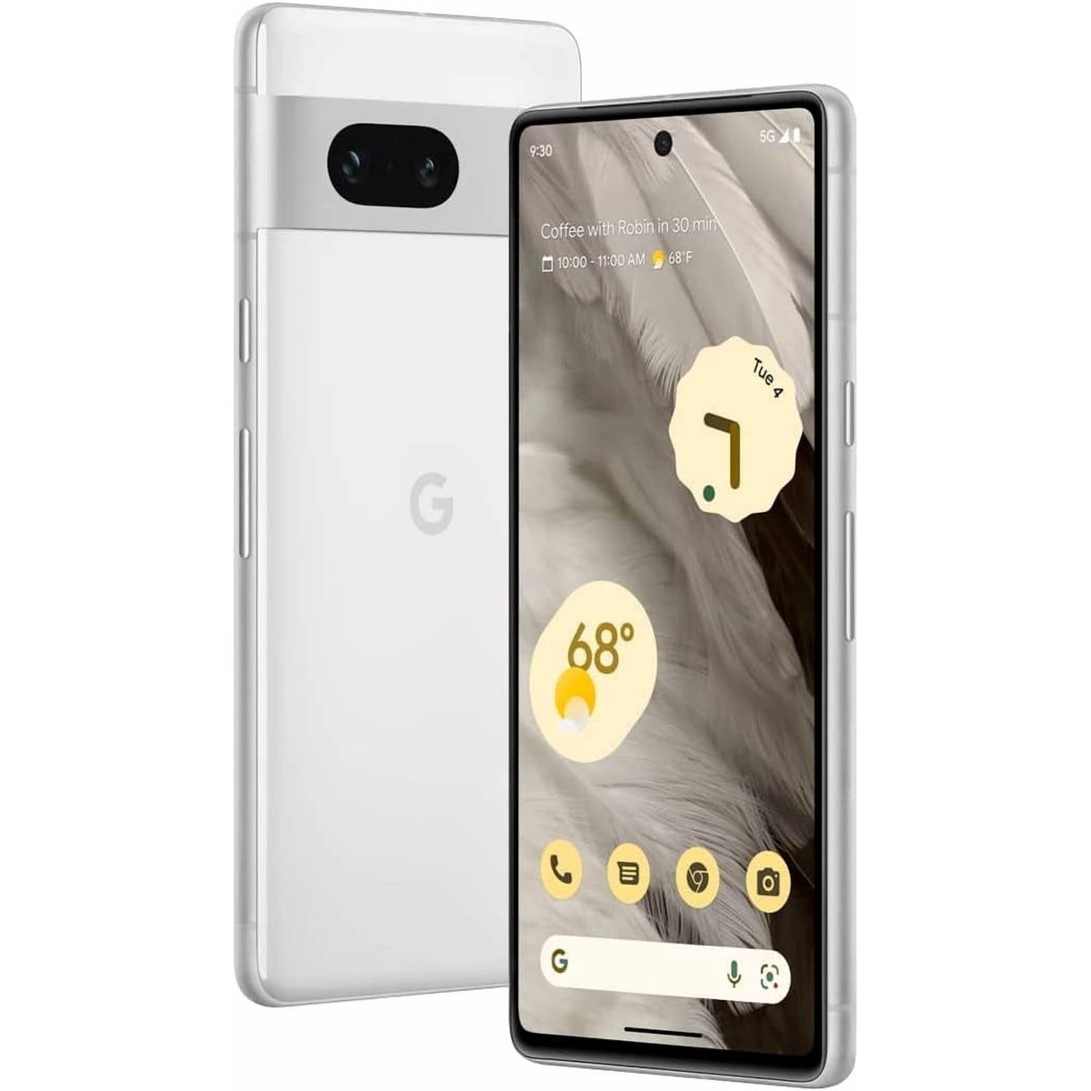 Google Pixel 7 128GB 6.3" 5G Unlocked, Snow (Refurbished - Very Good)