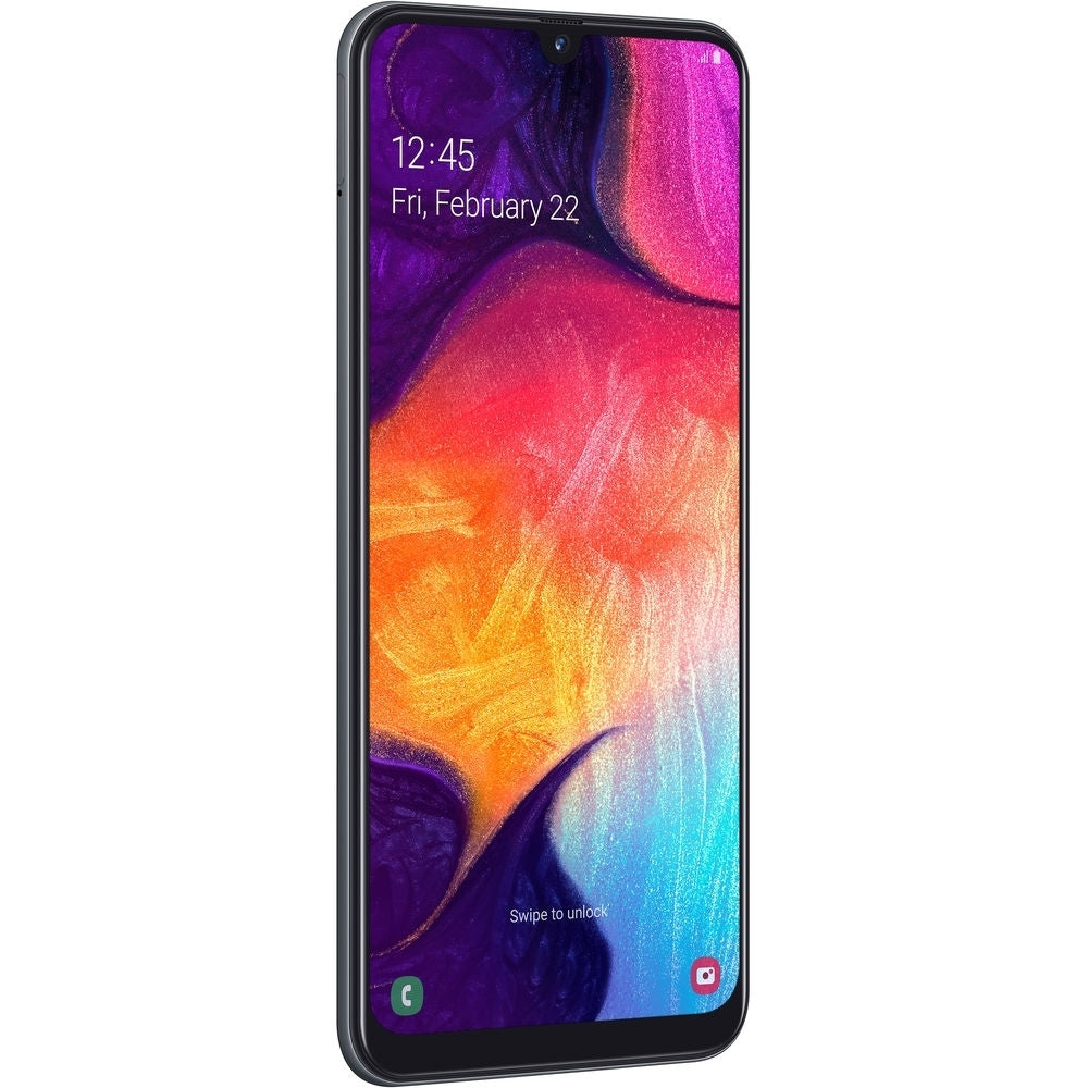 Samsung Galaxy A50 64GB - 6.4", 4G Unlocked, Black (Refurbished - Premium)