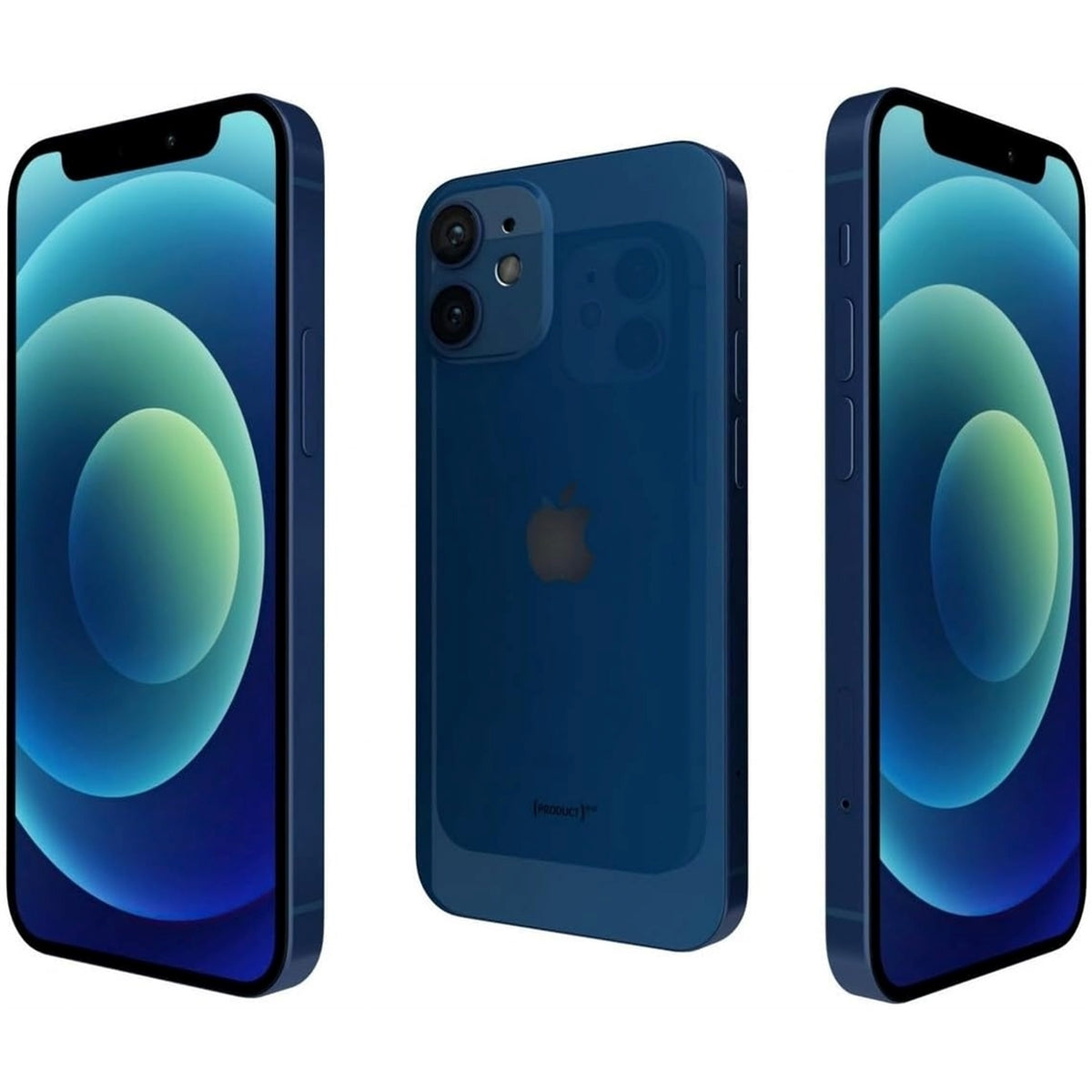 Apple iPhone 12 Mini 64GB 5.4" 5G Unlocked, Blue (Refurbished - Excellent)