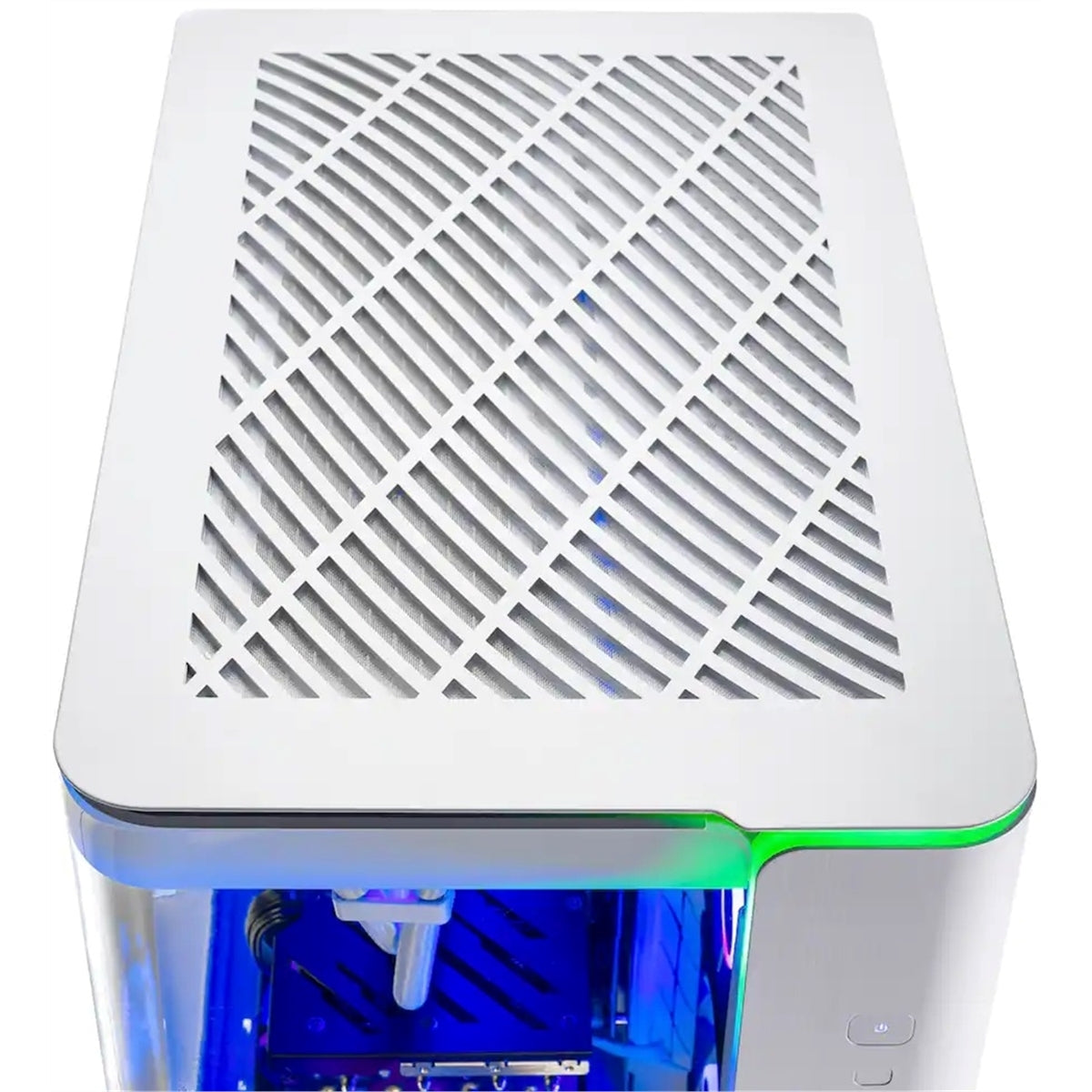 Skytech KING Gaming (32GB, 2TB SSD, Ryzen 7 9700X, RTX 5070) Win11H, White (Refurbished - Excellent)