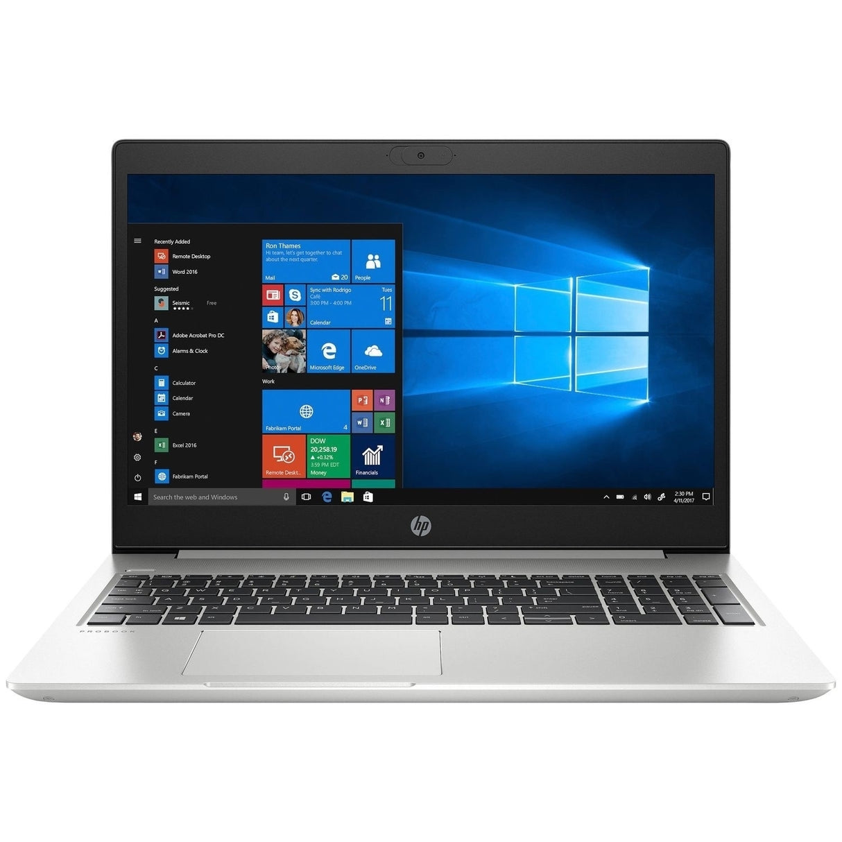 HP ProBook 450 G7 15.6" 16GB 256GB SSD Core™ i5-10210U 1.6GHz WIN11P, Silver (Refurbished - Fair)