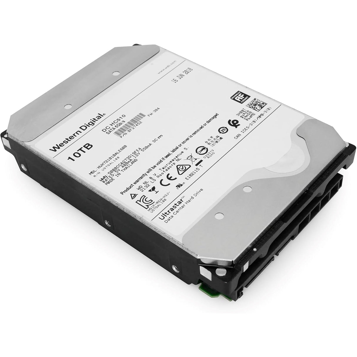 HGST HUH721010ALE600 3.5" 10TB 7200RPM SATA Hard Disk Drive (HDD), Silver (Refurbished - Excellent)