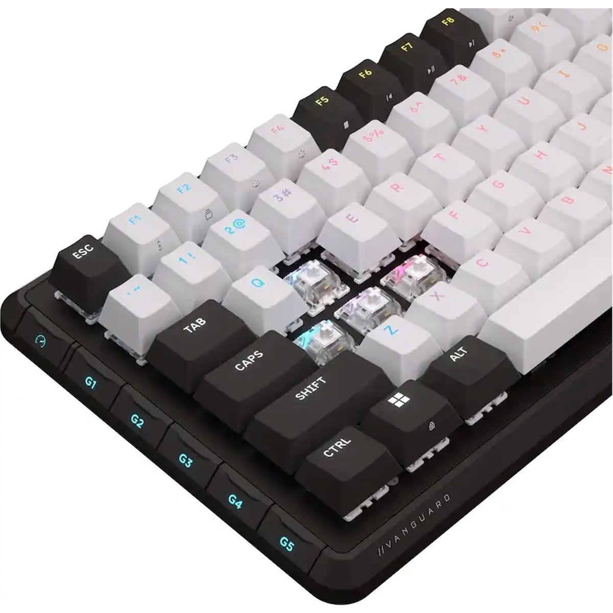 CORSAIR - VANGUARD 96 RGB Wired MLX Quantum Linear Mechanical Switch 96% Gaming Keyboard (New)