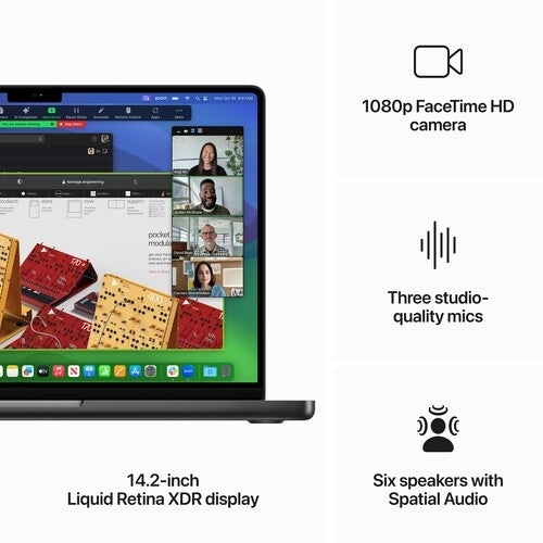 Apple MacBook Pro MRX33LL/A 14.2" 36GB 1TB SSD Apple M3 Pro 4.05GHz, Space Black (Refurbished - Excellent)