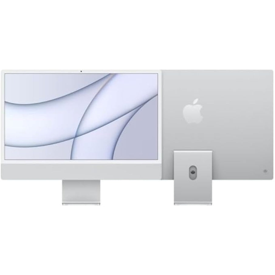 Apple iMac (2021) A2438 24" 8GB 256GB SSD Apple M1 3.2GHz, Silver (Refurbished - Excellent)