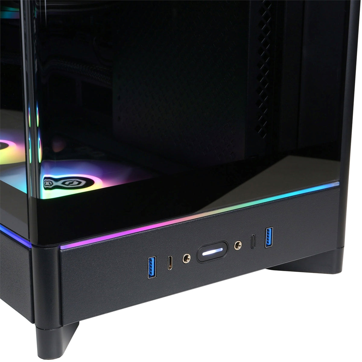 CyberPowerPC Play Ready (32GB, 2TB SSD, i7-14700F, RTX 5070) Win11P, Black (Refurbished - Excellent)