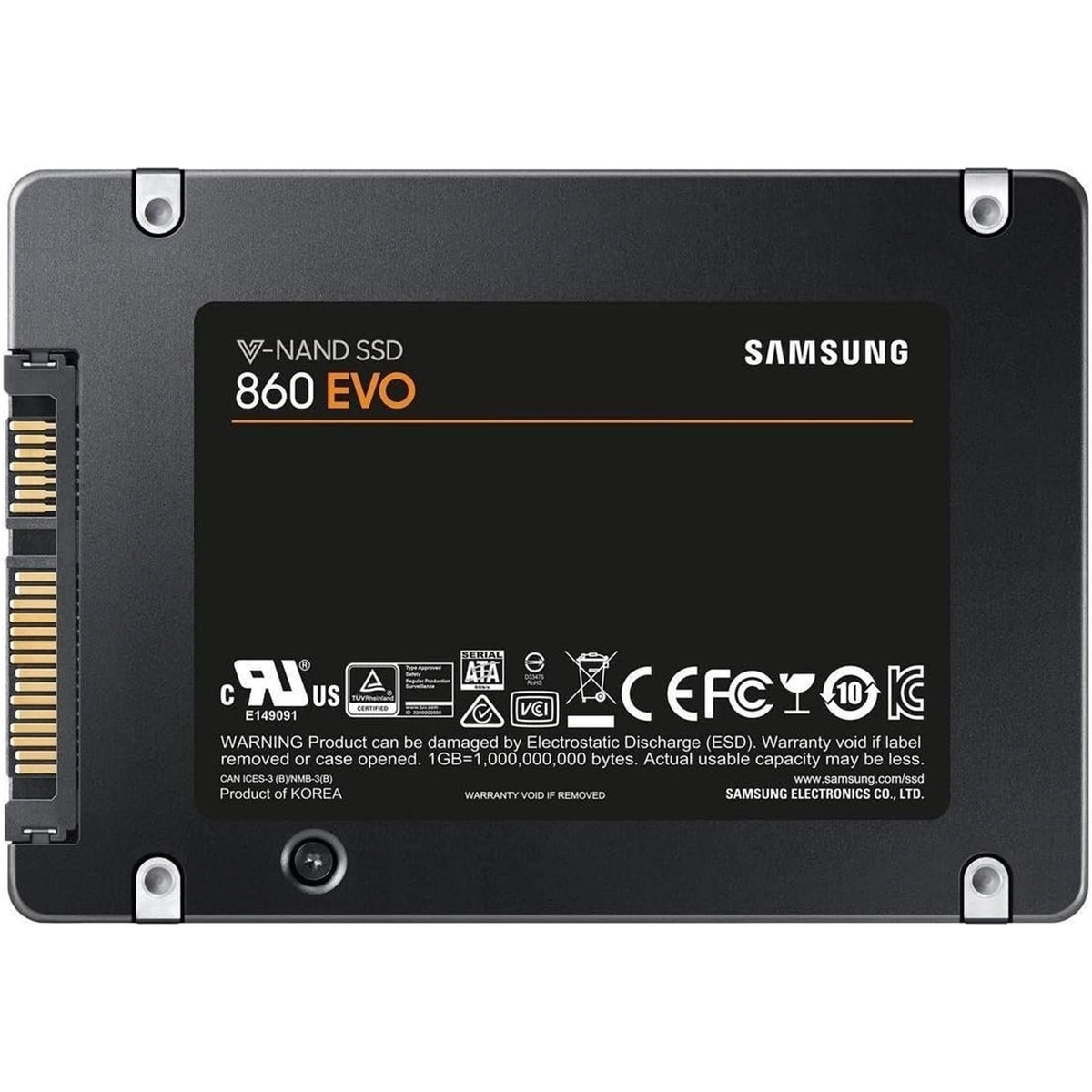 Samsung 860 EVO 4TB 2.5" SATA III Internal Solid State Drive (MZ-76E4T0) (Refurbished - Excellent)