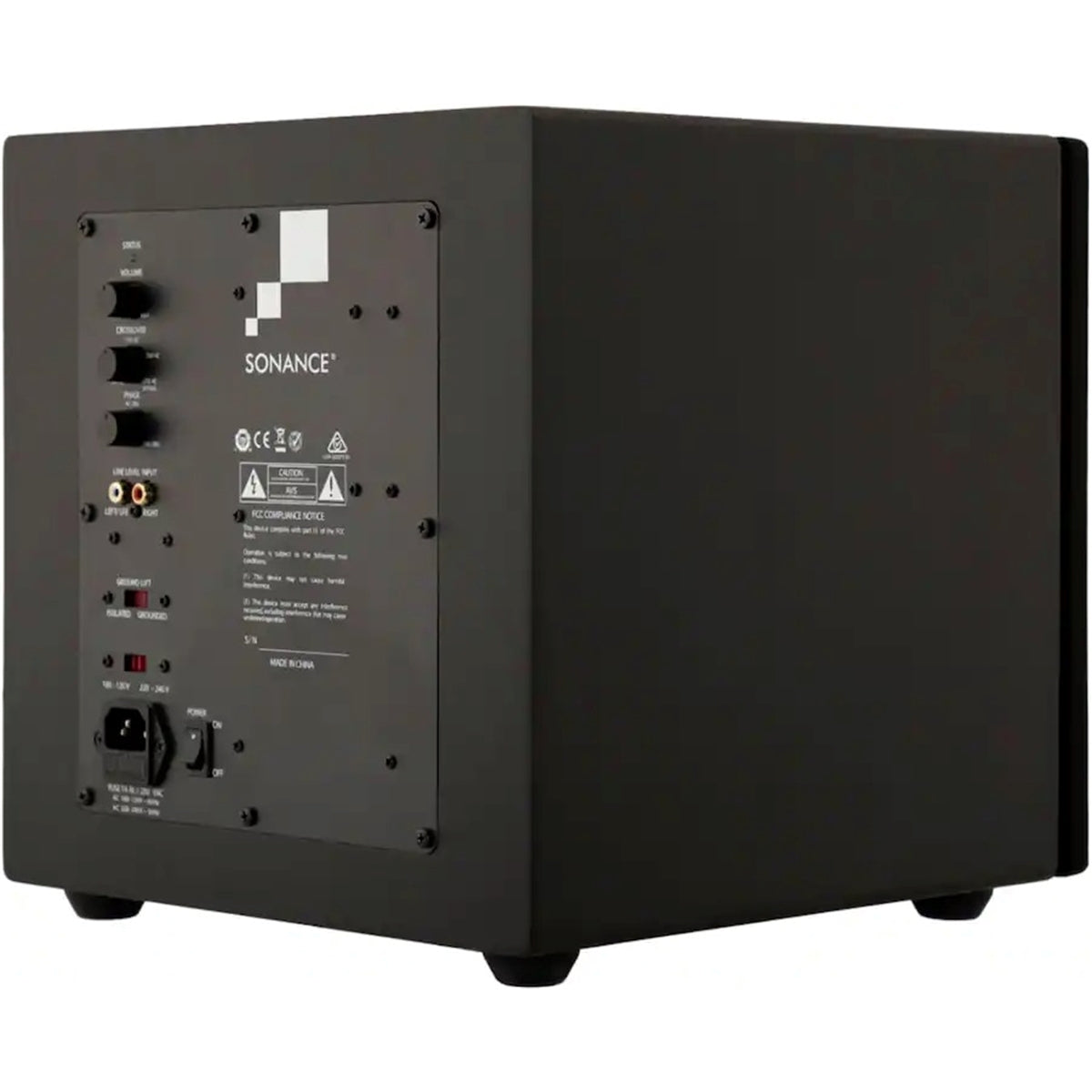 Sonance - MS10SUB - Mag Series 10" 275W Powered Cabinet Subwoofer (Each) - Black (New, Open Box)