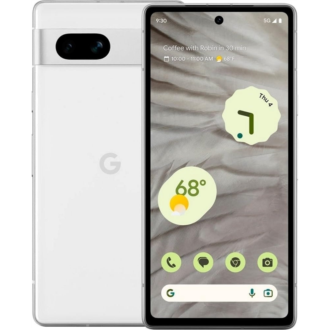 Google Pixel 7a 128GB 6.1" 5G Unlocked, Snow (Refurbished - Excellent)