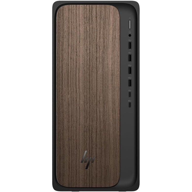 HP Omnidesk M03-0044 (16GB, 512GB SSD, Ultra 5 225) Win11P, Dark Wood (Refurbished - Very Good)