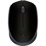 Logitech - M170 Wireless Compact Optical Ambidextrous Mouse - Wireless - Black (New)