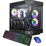 iBUYPOWER Y60 Gaming Tower 32GB 2TB SSD AMD Ryzen™ 7 7700X 4.5GHz WIN11P, Black (Refurbished - Excellent)