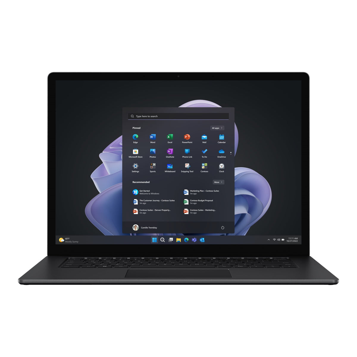 Microsoft Surface Laptop 5 13.5" 16GB 512GB SSD Core™ i7-1255U 1.7GHz WIN11P, Matte Black (Refurbished - Very Good)