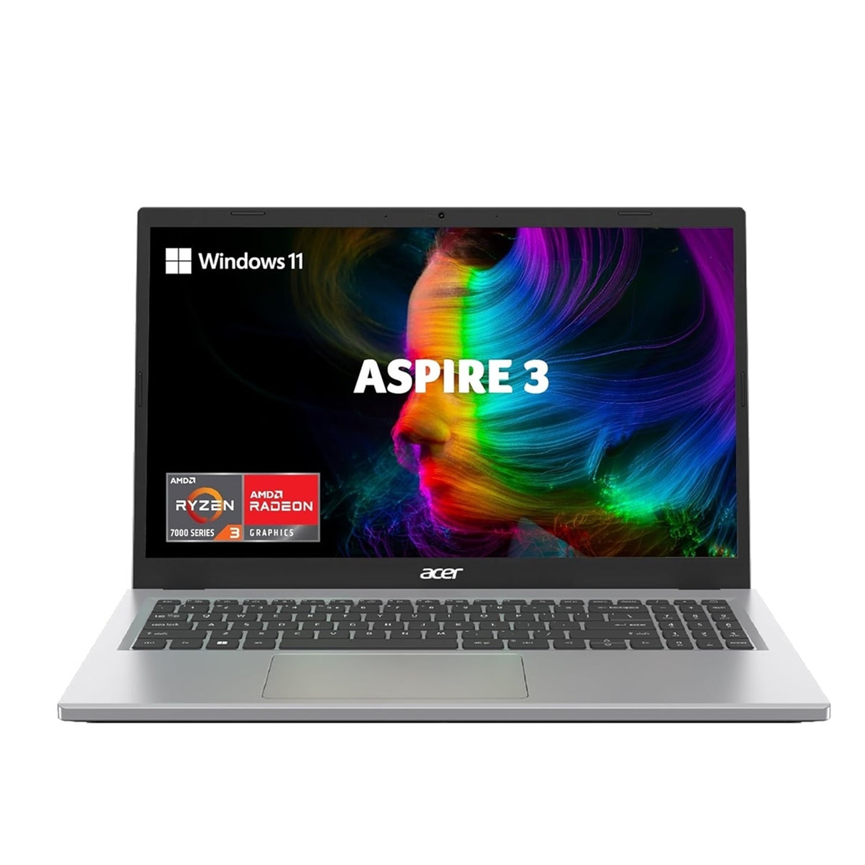 Acer Aspire 3 A315-24PT 15.6" 16GB 256GB SSD AMD Ryzen™ 5 7520U 2.8GHz WIN11H, Silver (Refurbished - Excellent)