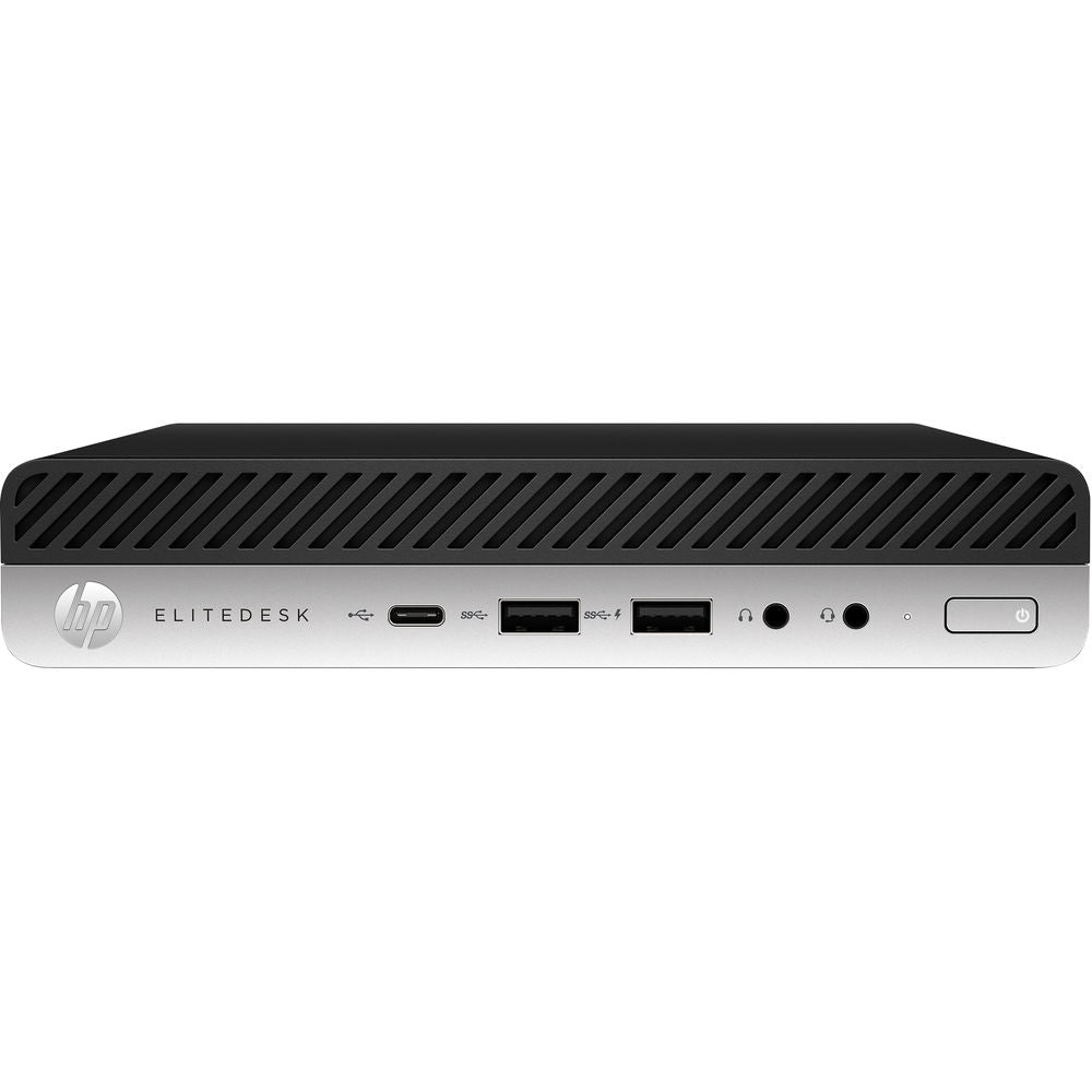 HP EliteDesk 800 G5 Mini (16GB, 256GB SSD, i5-9500 3.0GHz) Win11P, Black (Refurbished - Fair)