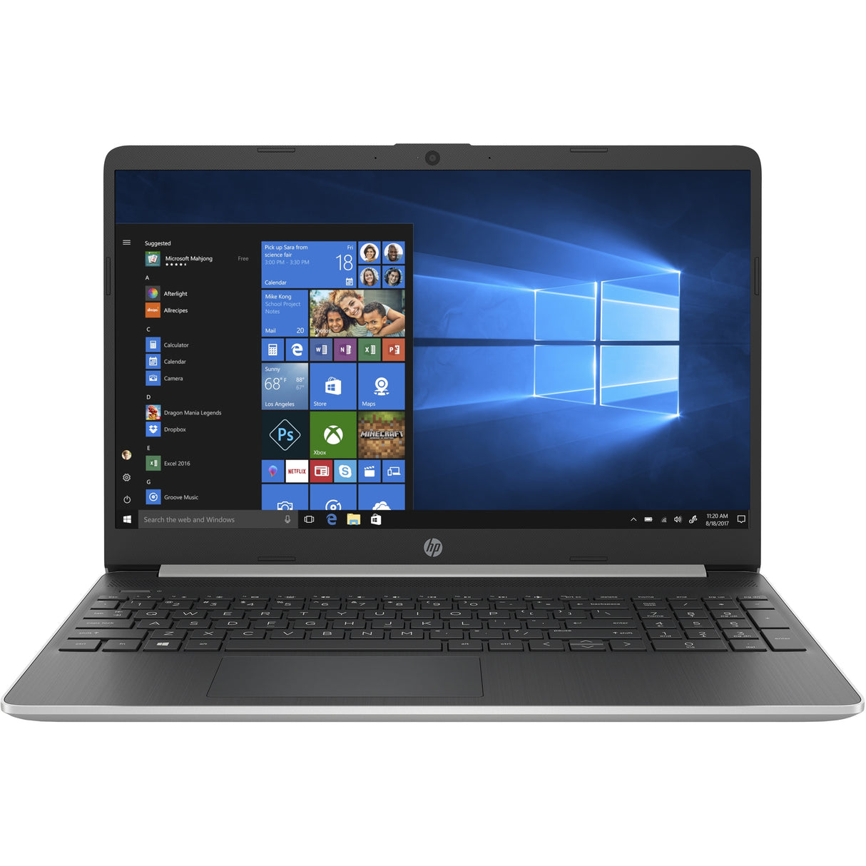 HP 15-DY1037NR 15.6" 16GB 256GB SSD Intel Core i5-1035G1 Win11H, Gray (Refurbished - Fair)