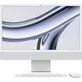 Apple iMac A2873 24" 8GB 256GB SSD Apple M3 2.66GHz, Silver (Refurbished - Excellent)