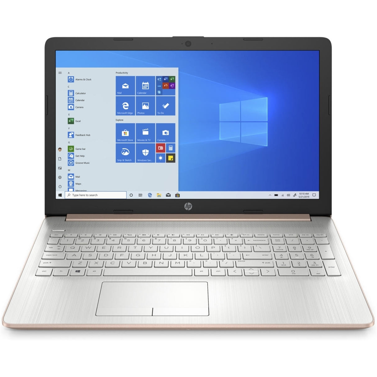 HP 15-DA3017CY 15.6" 16GB 256GB SSD Intel Core™ i5-1035G1 1.0GHz Win11H, Pale Rose Gold (Refurbished - Very Good)
