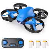Snaptain - SP350 Mini Drone for kids and Beginners with Remote Controller - Blue (Refurbished - Excellent)