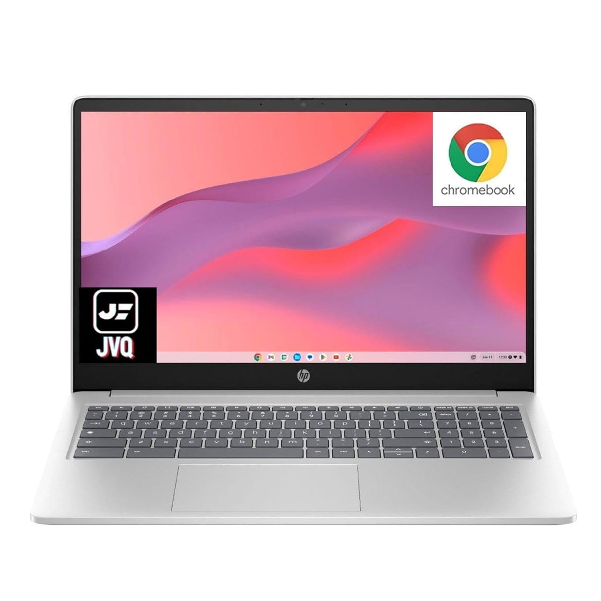 HP Chromebook 15A-NB0013DX 15.6" 8GB 64GB eMMC Intel Processor N200 1.10GHz ChromeOS, Natural Silver (Refurbished - Excellent)