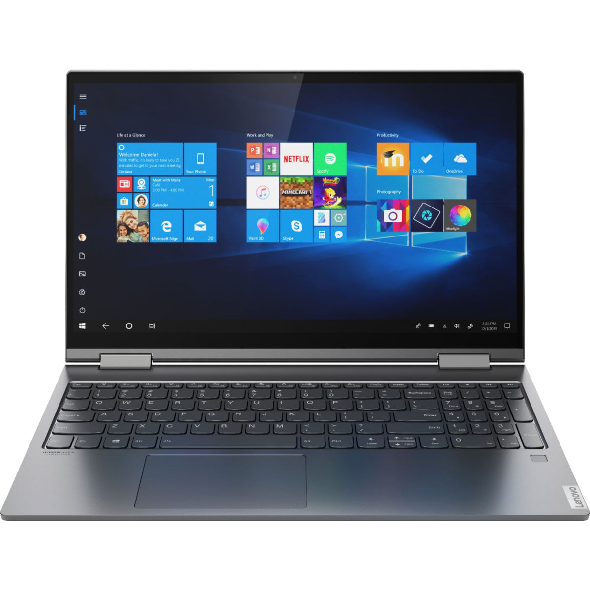Lenovo Yoga C740-15IML 15.6" 12GB 512GB SSD Core™ i7-10510U 1.8GHz WIN11H, Iron Gray (Refurbished - Excellent)